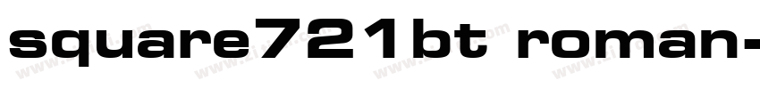 square721bt roman字体转换